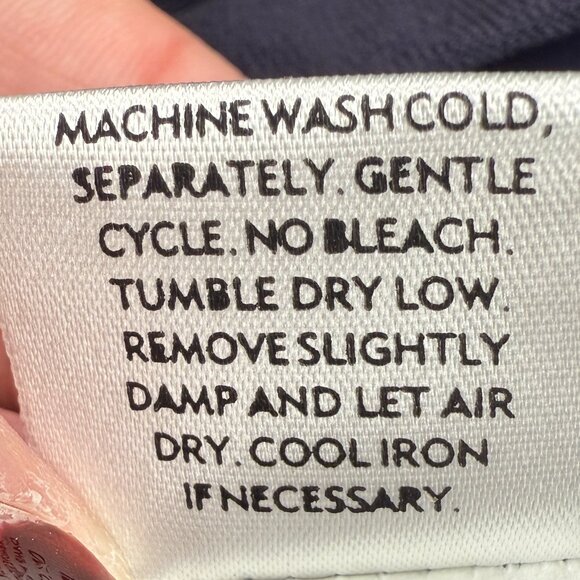 EUC Women's EILEEN FISHER Straight Leg Crepe Pull-On Pant Navy | Size PL - Picture 8 of 8